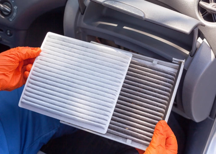 Troca do filtro anti-pólen veicular